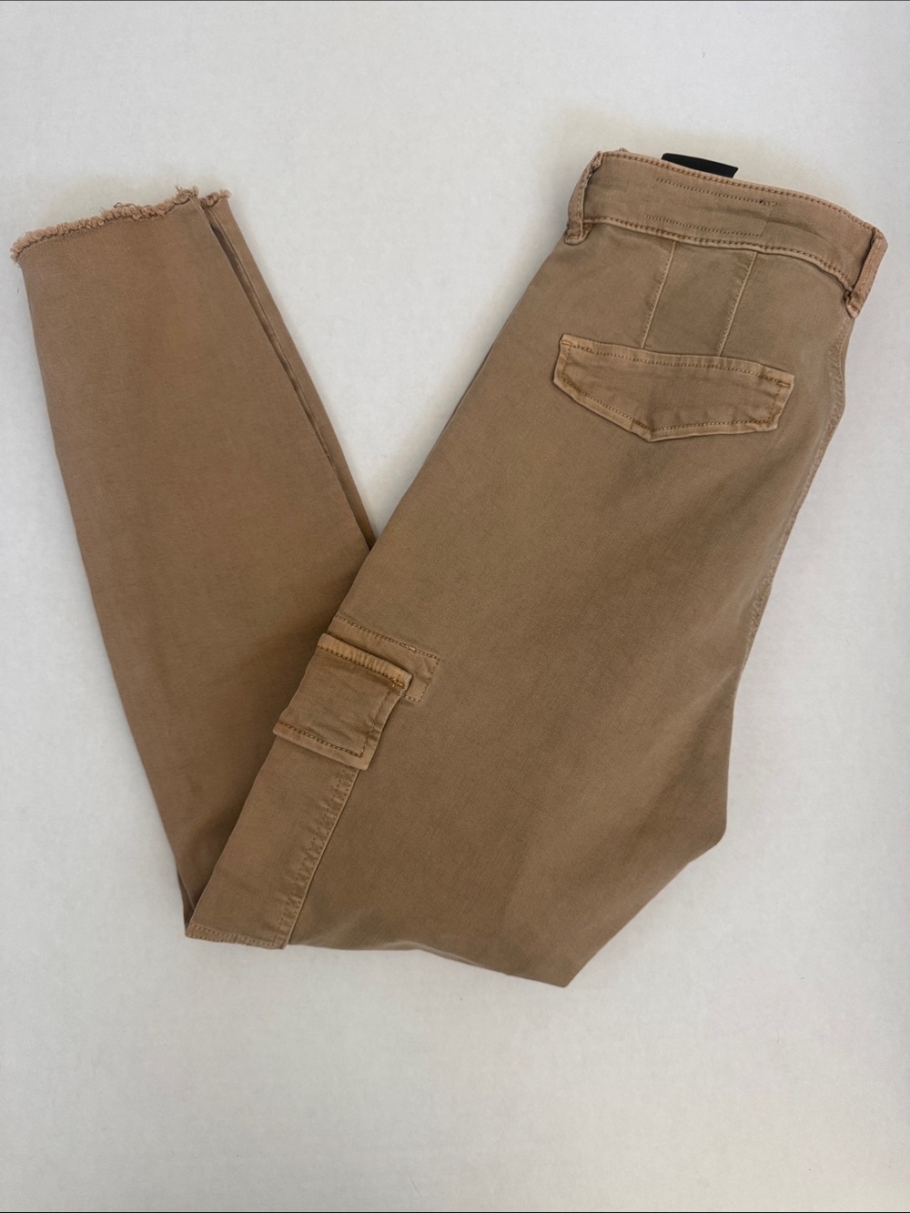 AllSaints Women's DURAN Tan skinny-Leg Cargo Jeans - Picture 2 of 5